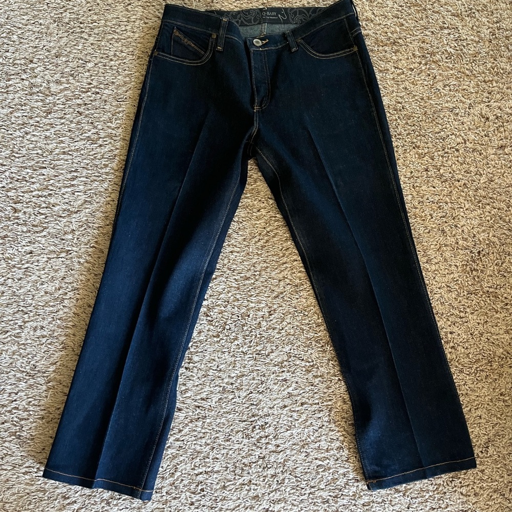 Wrangler Q-Baby Dark Blue Jeans- size 11/12